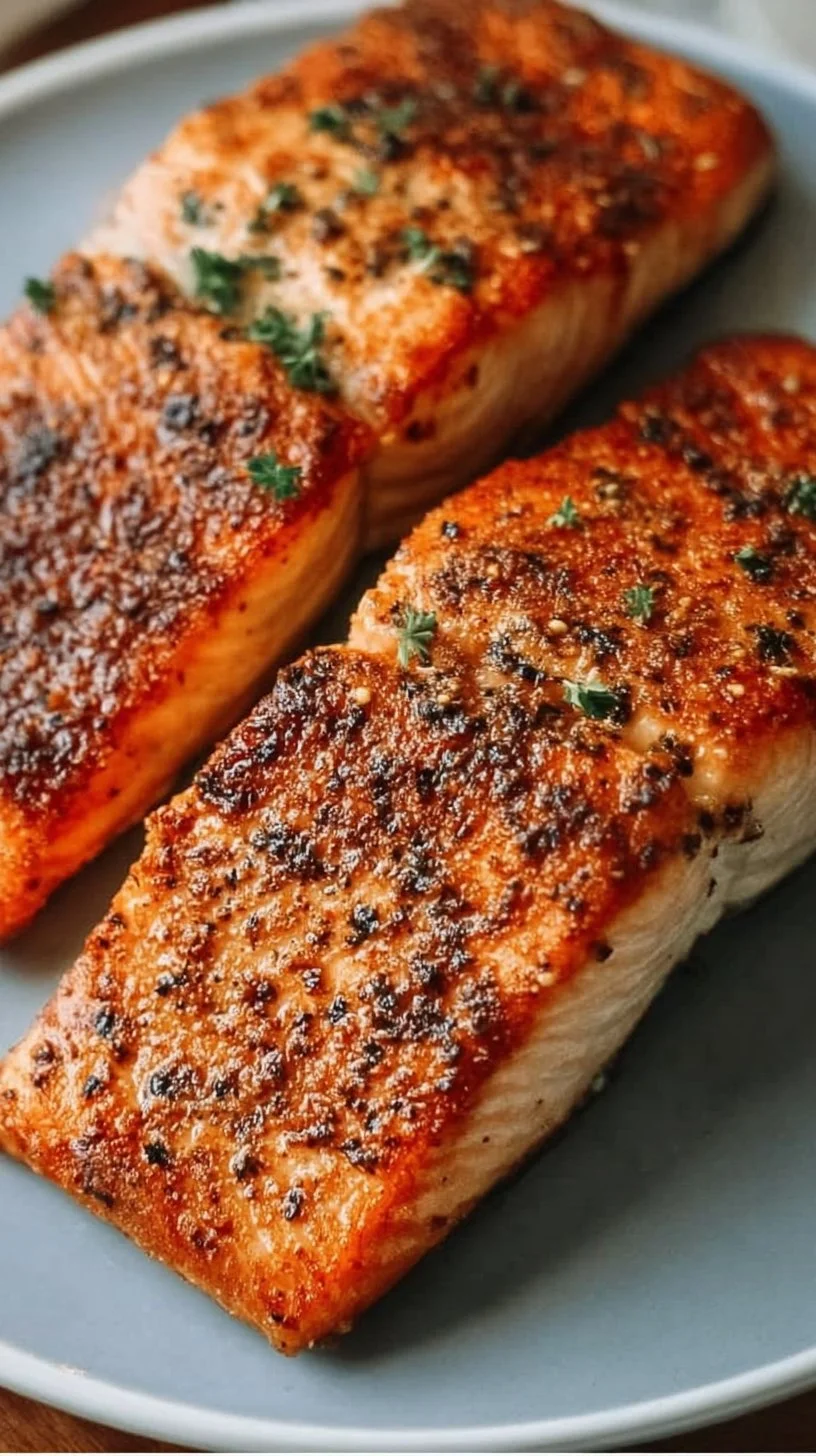 Air fryer salmon recipe for a quick and healthy dinner option
