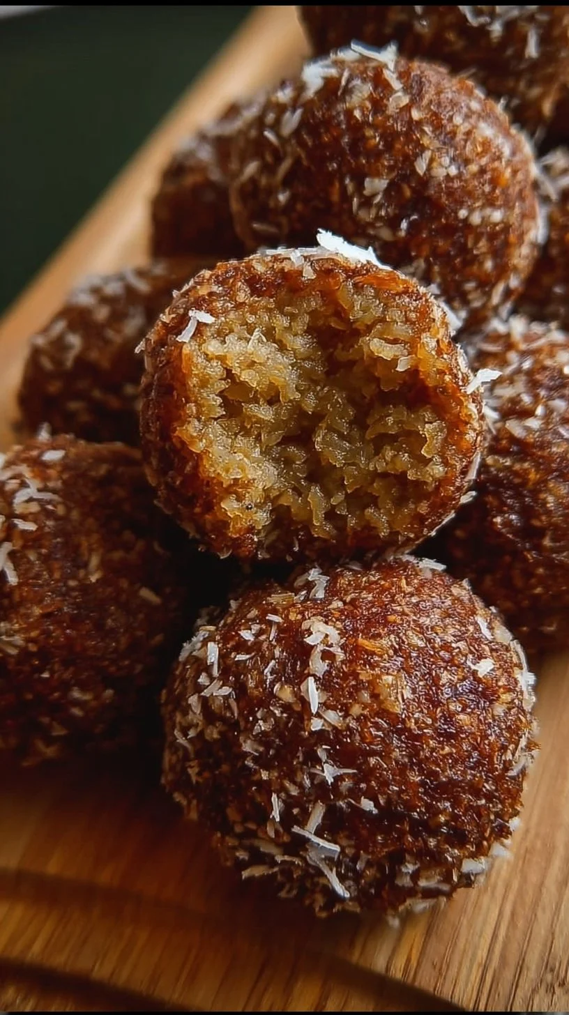 Delicious Donkey Balls treat presented in an inviting display.