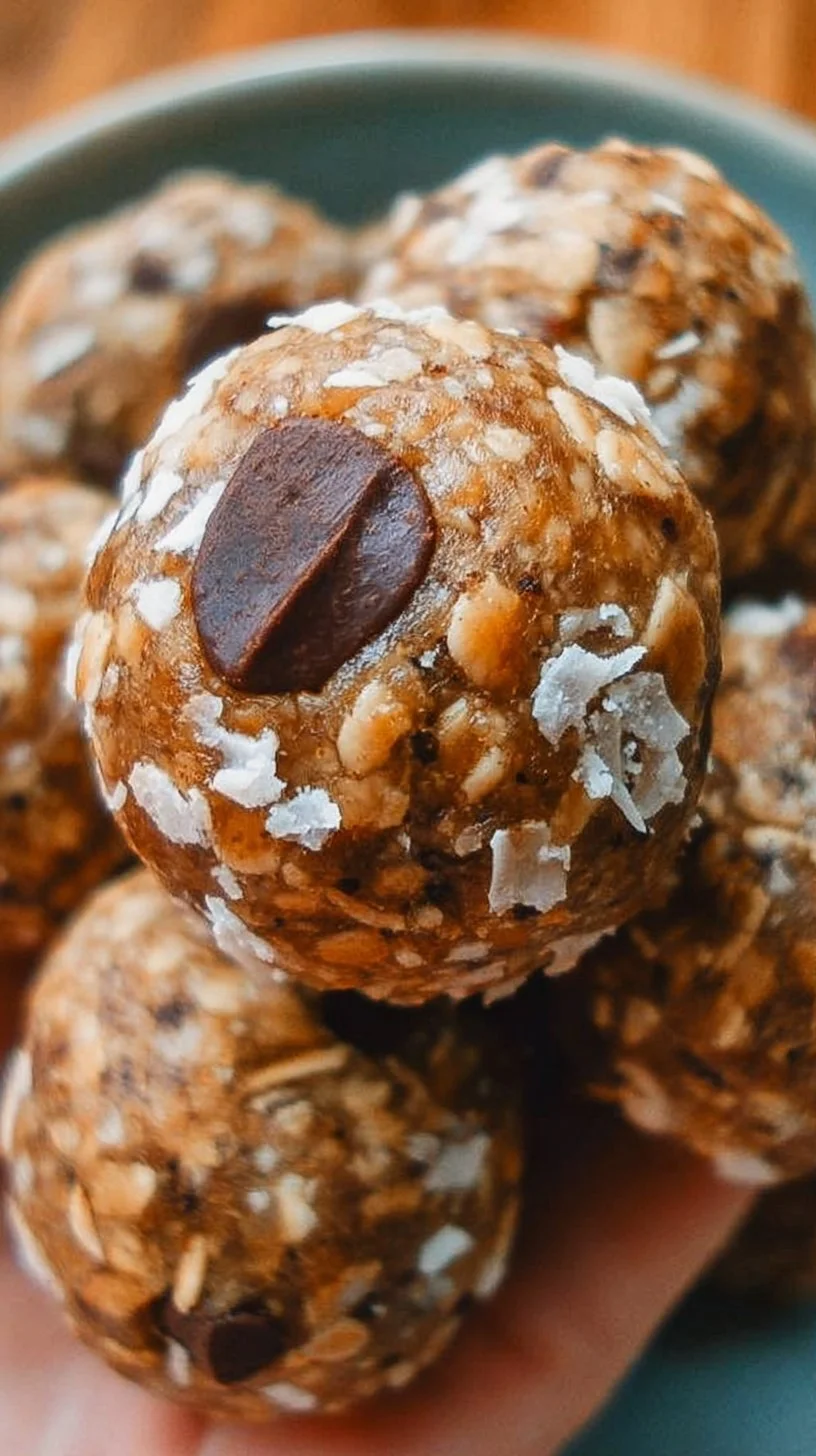 Homemade energy balls made from nutritious ingredients for healthy snacking.