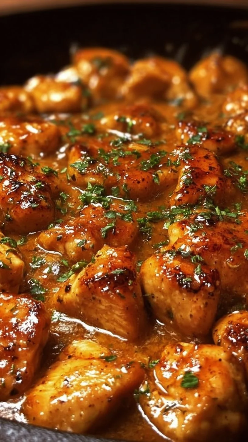 A savory butter chicken skillet dish inspired by Texas Roadhouse cuisine.
