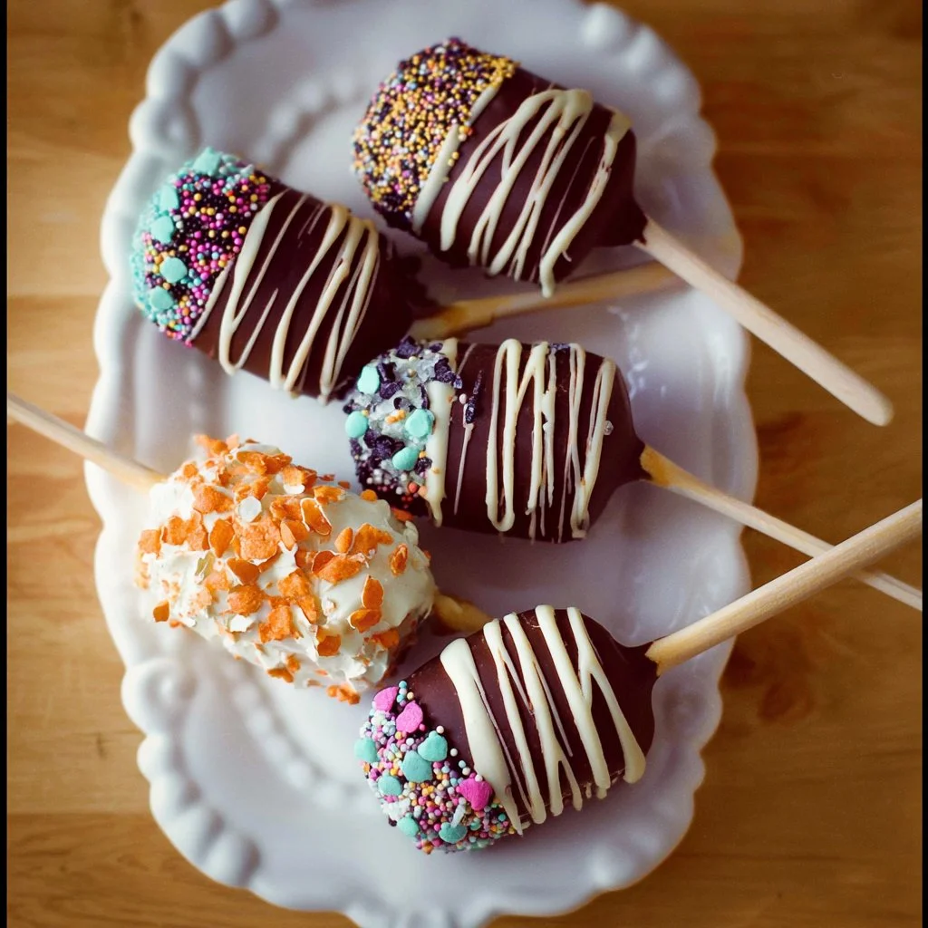Colorful cake pops decorated for a festive event