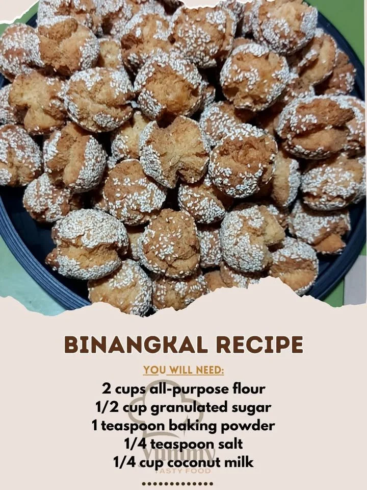 Homemade Binangkal Cookies with a golden-brown texture on a plate