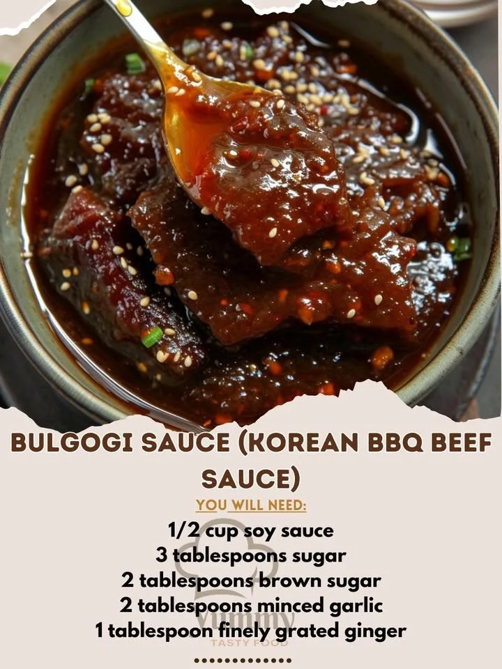 Bulgogi Sauce for Korean BBQ beef, rich in flavor and perfect for marinating.